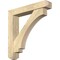 Ekena Millwork Imperial Craftsman Rough Sawn Bracket w/ Offset Brace, Douglas Fir, 6"W x 32"D x 32"H BKT0604X32X32IMP04RDF - alternate 1